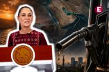 Boquilla de diésel negra con gotas de combustible en primer plano, buques petroleros navegando en un estrecho y mapa del Medio Oriente que representa la tensión global en el mercado energético.
