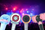 ¿Cómo se programan las lightsticks para un concierto?