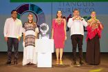 Autoridades de turismo del gobierno federal y de Puebla.