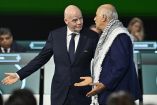 Gianni Infantino tuvo una discusión con Jibril Rajoub, presidente de Palestina.
