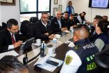 Autoridades y mandos policiales participan en reunión de seguridad en Magdalena Contreras para coordinar acciones de vigilancia y prevención del delito.