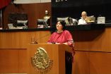 Guadalupe Chavira, senadora de Morena, pide a Rocha Moya dejar el cargo ante investigación federal