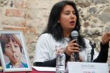 CIUDAD DE MEXICO, 07JUNIO2025.- Sonia Lopez, tía de Fátima Cecilia, durante el análisis de la sentencia del secuestro y feminicidio de Fátima Cecilia Aldrighett en el Museo de la Mujer, ubicado en calle República de Bolívar. Fátima Cecilia Aldrighett era una niña de 7 años, cuyo cuerpo fue encontrado en un terreno baldío en Xochimilco, Ciudad de México. La menor desapareció el 11 de febrero de 2020 y cuatro días más tarde, el 15 de febrero, apareció en una bolsa de basura con signos de violencia física y abuso sexual. El 30 de abril del 2025 sus agresores fueron declarados culpables y condenados a 170 años de prisión, 100 por secuestro y 70 por el asesinato. FOTO: MAGDALENA MONTIEL/CUARTOSCURO.COM