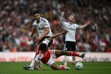 Raul Jiménez se fue en blanco en el casillero de goles al enfrentarse con el Fullham ante el Arsenal.