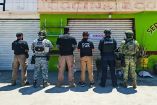 Elementos del Ejército, Guardia Nacional y FGR resguardan local asegurado en Actopan, Hidalgo, vinculado a una cocina huachicolera.