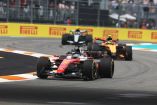 El piloto de Ferrari pasó de tercero a sexto en vuelta y media