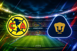 Partido de ida entre América y Pumas en los Cuartos de Final del Clausura 2026.