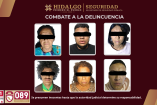 En el operativo se aseguraron diversas sustancias ilícitas, entre ellas 166 dosis de una droga similares al cristal y 859 dosis de presunta mariguana.