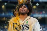 Jonathan Aranda selló una tarde de cuatro hits con el imparable que definió el juego en extra innings y lo mantiene como líder productor en la Liga Americana.