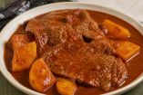 Receta de bistecs en chile pasilla con papas