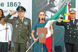 Claudia Sheinbaum y los titulares de la Defensa y la Semar.