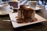 Receta de pastel de crepas de chocolate