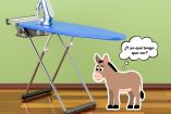¿Por qué se llama burro de planchar?