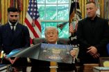 El presidente Trump mostró imágenes de cómo se verá los jardines de la Casa Blanca con el octágono.