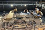 Iniciarán trabajos de conservación en el monolito de Tlaltecuhtli en el Museo del Templo Mayor.