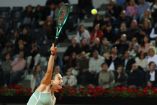 Aryna Sabalenka consiguió la victoria este jueves para continuar su avance en el torneo de Roma