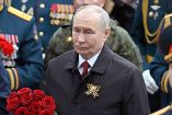 Vladimir Putin durante el desfile del Día de la Victoria.