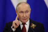 Putin criticó a la OTAN y aseguró que Occidente esperaba el colapso del Estado ruso.