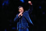 El cantante convocó a 40 mil riveristas en su concierto.