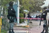Elementos de la Defensa y la Guardia Nacional resguardan la escena en el municipio de Atlangatepec.