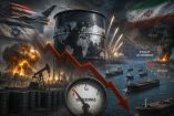 Ilustración sobre la rápida pérdida de las reserves petroleras del mundo.