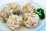 Receta de albóndigas de arroz veganas