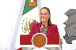 Claudia Sheinbaum, presidenta de México durante la mañanera del 13 de mayo de 2026.