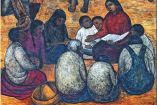 Gracias al mural La maestra rural, de Diego Rivera, que Laura vio en un cartel del INEA, en 1988, fue que llegó al instituto, donde lleva 35 años ayudando a alfabetizar.