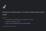 Google diseñó el T-Rex con un estilo pixelado minimalista para que funcionara en cualquier dispositivo.