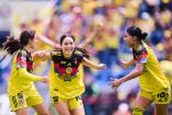 Scalrlett Camberos celebra su gol durante la victoria del América en la Final del Clausura 2026.