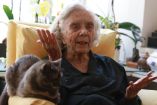 ELENA PONIATOWSKA AMOR, ESCRITORA Y PERIODISTA MEXICANA DURANTE LA ENTREVISTA CON EXCELSIOR. FOTO: KARINA TEJADA..