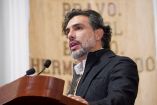Jesús Sesma, diputado del PVEM, expone en el Congreso de la Ciudad de México su iniciativa para incorporar bienestar animal en los contenidos de educación básica.