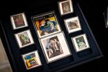 Colecciones de monedas Picasso Celebración exhibidas en el Museo Reina Sofía de Madrid el 28 de noviembre de 2023.