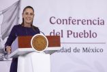 Sheinbaum en su conferencia matutina del viernes 22 de mayo de 2026.