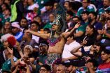 México jugó en el Etadio Cuauhtémoc con un aforo de, aproximadamente, el 65%.