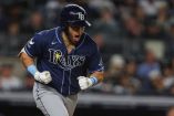 Jonathan Aranda volvió a responder con el bat y fue clave en la remontada de los Rays sobre los Yankees en el regreso de Gerrit Cole.
