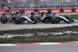 Antonelli y Russell han tenido una serie de contactos en la carrera sprint del GP de Canadá