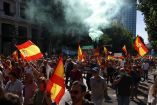 Miles de manifestantes recorrieron el centro de Madrid durante la “Marcha por la Dignidad”.