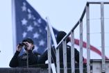 Policías y agentes federales acordonaron los alrededores de la Casa Blanca.