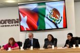 El grupo de ha reunido con el embajador cubano en México.