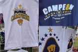 Por $400, ya venden playeras de Pumas campeón previo a la Final ante Cruz Azul.