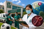 Personal médico del IMSS realiza vigilancia epidemiológica y protocolos sanitarios ante riesgos de salud durante el Mundial 2026