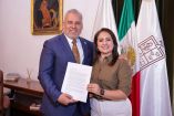 Gladyz Butanda presentó su renuncia a la Secretaría de Desarrollo Urbano y Movilidad de Michoacán ante Alfredo Ramírez Bedolla.