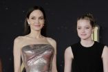 Angelina Jolie and Shiloh Jolie-Pitt attend the red carpet of the movie "Eternals" during the 16th Rome Film Fest 2021 on October 24, 2021 in Rome, Italy.  (Photo by Massimo Valicchia/NurPhoto) Massimo Valicchia / NurPhoto / NurPhoto via AFP