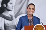 La presidenta Claudia Sheinbaum en su mañanera de ese miércoles 27 de mayo de 2026
