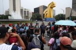Maestros de la CNTE en la CDMX