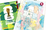 Álbum del Mundial 2026 creado por un niño y el original de Panini