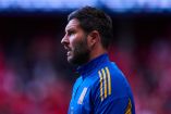 Gignac durante su entrenamiento con Tigres en la Final contra Toluca