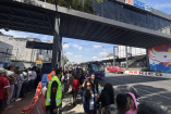El cierre temporal de la Línea 2 del Metro desató el caos vial.