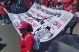 Maestros de la CNTE marchan en la CDMX